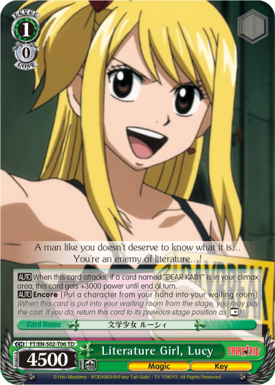 Literature Girl, Lucy - FT/EN-S02-T06 - Trial Deck available at 401 Games Canada