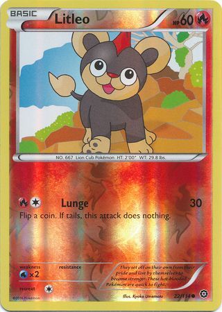 Litleo - 22/114 - Common - Reverse Holo available at 401 Games Canada