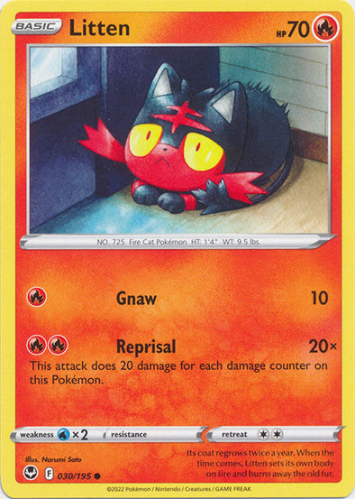 Litten - 030/195 - Common available at 401 Games Canada