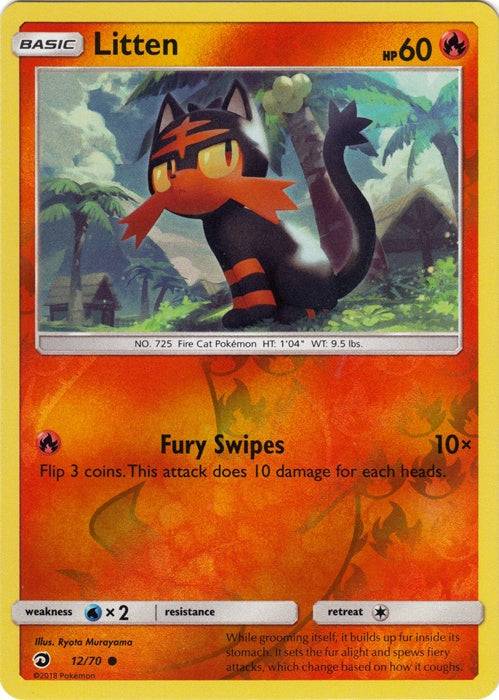 Litten - 12/70 - Common - Reverse Holo available at 401 Games Canada