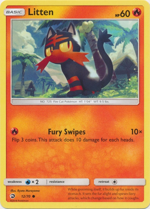 Litten - 12/70 - Common available at 401 Games Canada