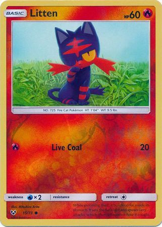 Litten - 15/73 - Common - Reverse Holo available at 401 Games Canada