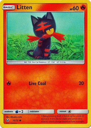 Litten - 15/73 - Common available at 401 Games Canada