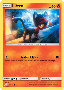 Litten - 20/181 available at 401 Games Canada