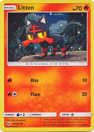 Litten - 24/149 - Alternate Holo - Promo available at 401 Games Canada