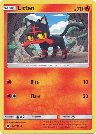 Litten - 24/149 - Common available at 401 Games Canada