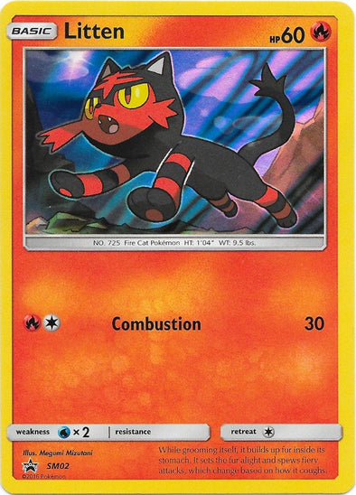 Litten - SM02 - Holo Promo available at 401 Games Canada