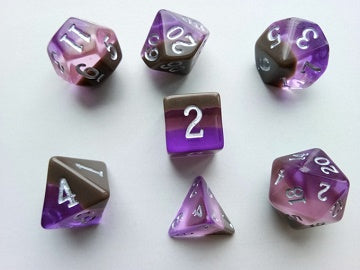 Little Dragon - Birthstone Dice - Amethyst (February) available at 401 Games Canada