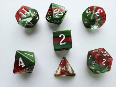 Little Dragon - Birthstone Dice - Bloodstone (March) available at 401 Games Canada