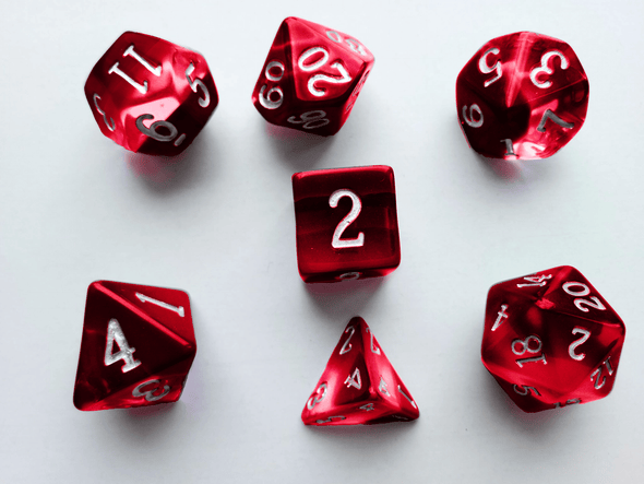 Little Dragon - Birthstone Dice - Garnet (January) available at 401 Games Canada