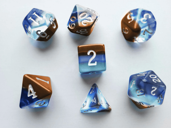 Little Dragon - Birthstone Dice - Opal (October) available at 401 Games Canada