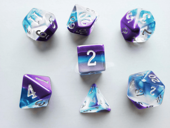 Little Dragon - Birthstone Dice - Pearl (June) available at 401 Games Canada