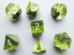 Little Dragon - Birthstone Dice - Peridot (August) available at 401 Games Canada