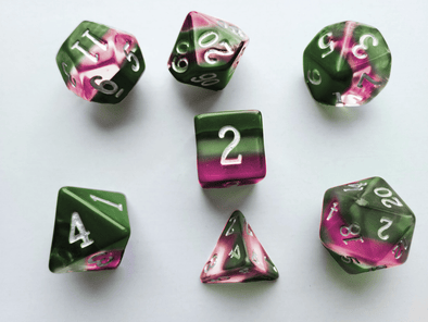 Little Dragon - Birthstone Dice - Tourmaline (October) available at 401 Games Canada