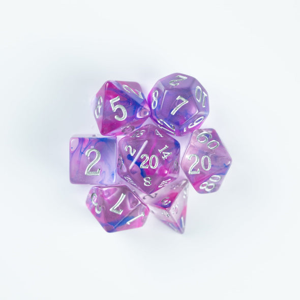 Little Dragon - Nebula Dice - Pink Sapphire Limited Edition available at 401 Games Canada