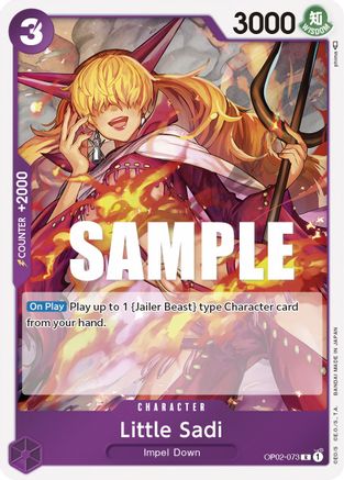 Little Sadi - OP02-073 - Rare available at 401 Games Canada