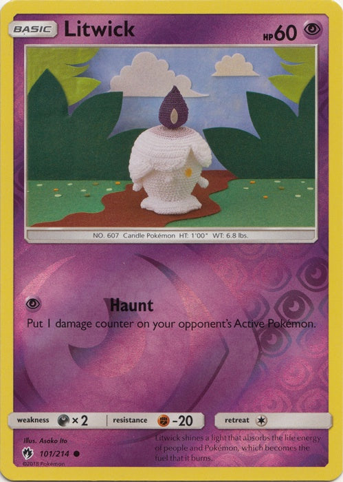 Litwick - 101/214 - Common - Reverse Holo available at 401 Games Canada