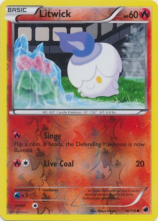 Litwick - 14/116 - Common - Reverse Holo available at 401 Games Canada