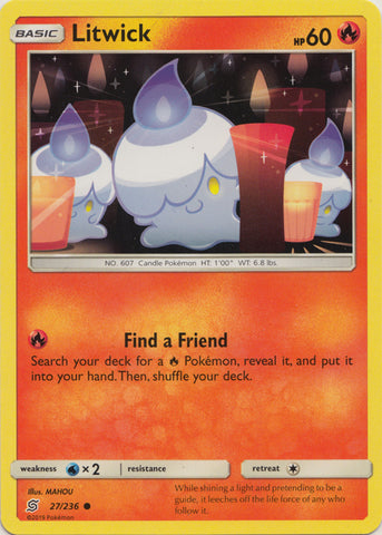 Litwick - 27/236 - Common available at 401 Games Canada