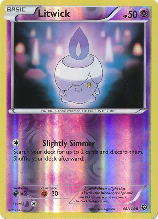 Litwick - 48/114 - Common - Reverse Holo available at 401 Games Canada