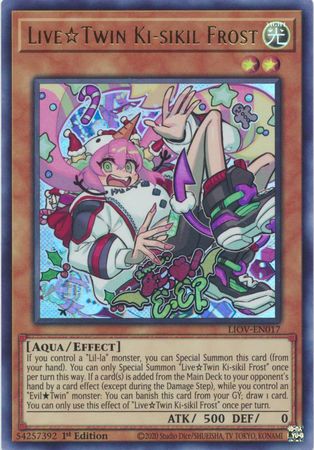Live☆Twin Ki-sikil Frost - LIOV-EN017 - Ultra Rare - 1st Edition available at 401 Games Canada