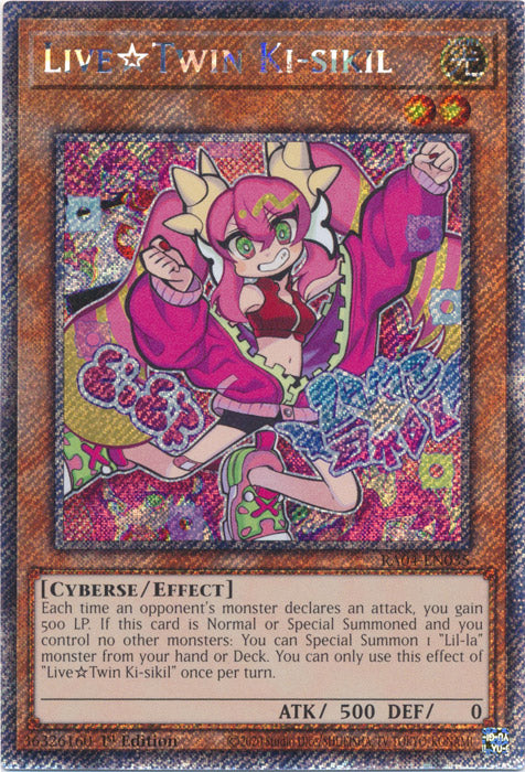 LiveTwin Ki-sikil (Platinum Secret Rare) - RA04-EN035 - Platinum Secret Rare - 1st Edition