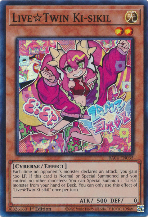 LiveTwin Ki-sikil - RA04-EN035 - Super Rare - 1st Edition