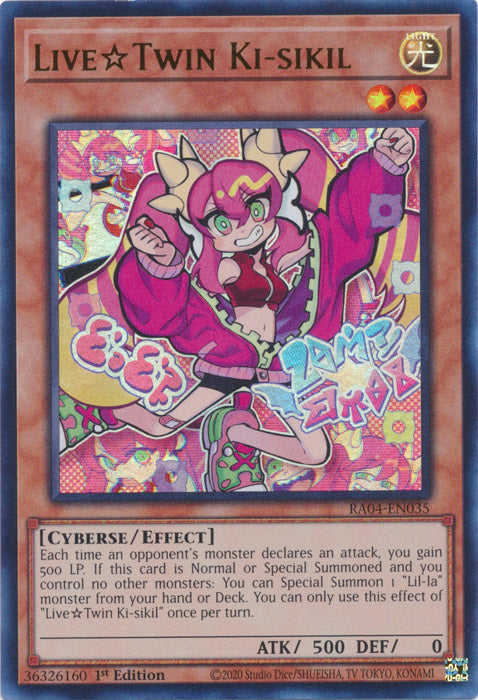 LiveTwin Ki-sikil (UR) - RA04-EN035 - Ultra Rare - 1st Edition