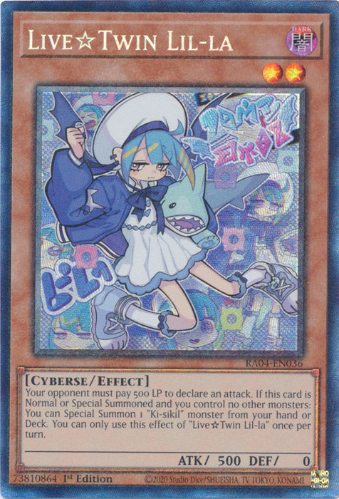 LiveTwin Lil-la (PCR) - RA04-EN036 - Prismatic Collector's Rare - 1st Edition