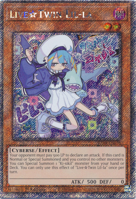 LiveTwin Lil-la (Platinum Secret Rare) - RA04-EN036 - Platinum Secret Rare - 1st Edition