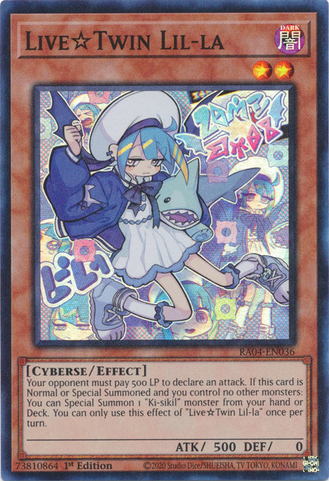 LiveTwin Lil-la - RA04-EN036 - Super Rare - 1st Edition