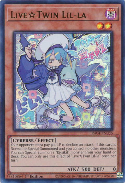 LiveTwin Lil-la (UR) - RA04-EN036 - Ultra Rare - 1st Edition