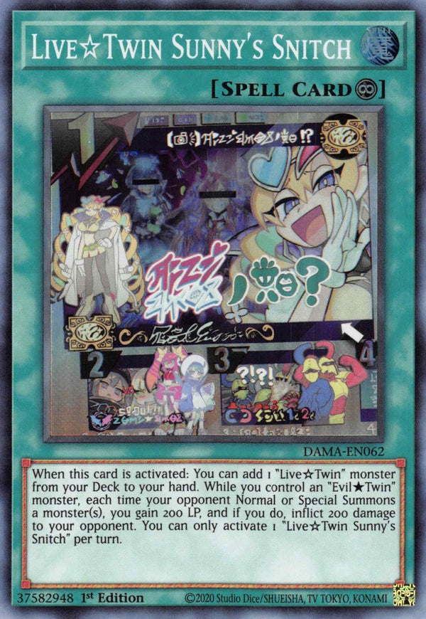 Live☆Twin Sunny's Snitch - DAMA-EN062 - Super Rare - 1st Edition available at 401 Games Canada