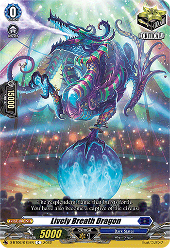 Lively Breath Dragon - D-BT06/075 - Common available at 401 Games Canada