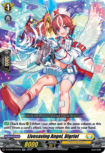 Livesaving Angel, Digriel - D-BT05/031 - Double Rare available at 401 Games Canada