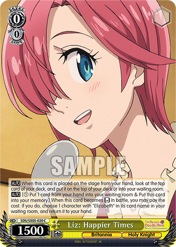 Liz: Happier Times - SDS/SX05-E020 - Common available at 401 Games Canada