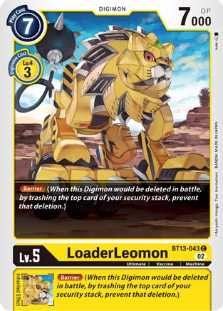 LoaderLeomon - BT13-043 - Common available at 401 Games Canada