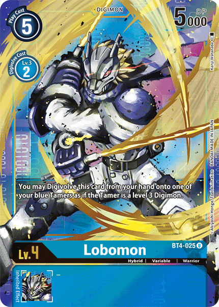 Lobomon (Alternate Art) - BT4-025 - Uncommon available at 401 Games Canada