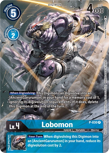 Lobomon - P-030 (2nd Anniversary Frontier Card) - P-030 - Promo available at 401 Games Canada
