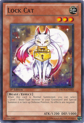 Lock Cat - DREV-EN033 - Common - 1st Edition available at 401 Games Canada