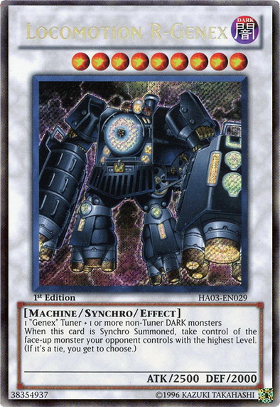 Locomotion R-Genex - HA03-EN029 - Secret Rare - 1st Edition available at 401 Games Canada