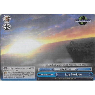 Log Horizon (Alternate Art Foil) available at 401 Games Canada