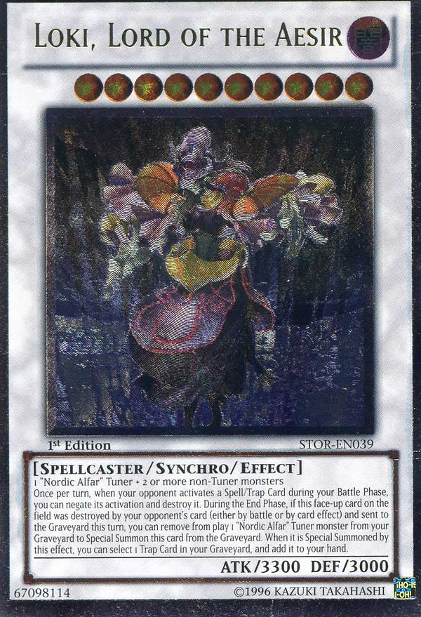 Loki, Lord of the Aesir - STOR-EN039 - Ultimate Rare - 1st Edition available at 401 Games Canada