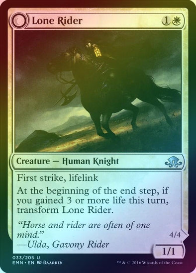 Lone Rider // It That Rides as One (Foil) (EMN)