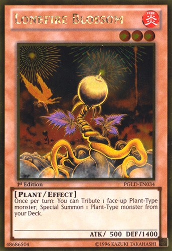 Lonefire Blossom - PGLD-EN034 - Gold Rare - 1st Edition available at 401 Games Canada