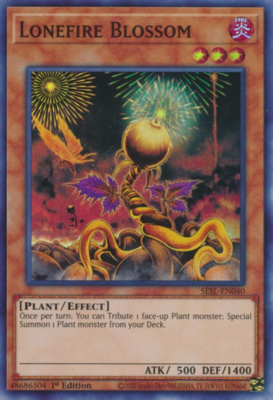 Lonefire Blossom - SESL-EN040 - Super Rare - 1st Edition available at 401 Games Canada