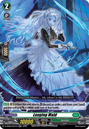 Longing Maid - D-SS02/031 - Double Rare available at 401 Games Canada