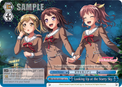 Looking Up at the Starry Sky - BD/EN-W03-124 - Climax Common available at 401 Games Canada