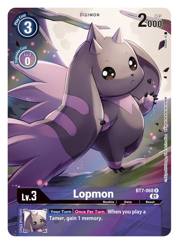 Lopmon (Alternate Art) - BT7-068 - Rare available at 401 Games Canada