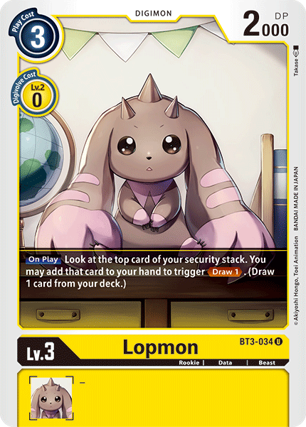 Lopmon - BT3-034 - Uncommon available at 401 Games Canada